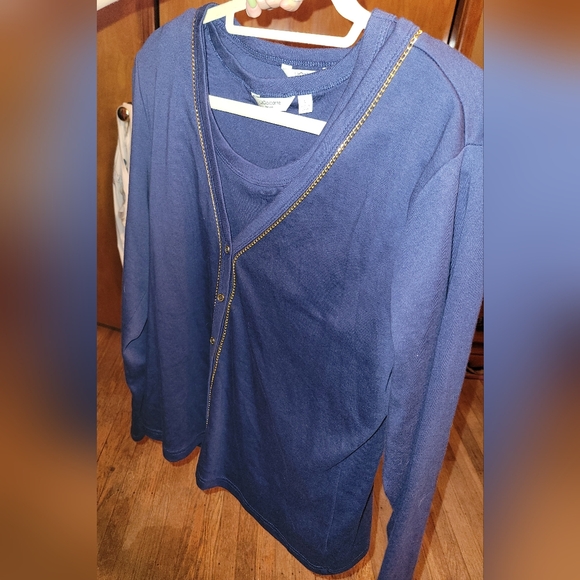 NWOT Liz Claiborne 2piece cardigan/tank set - Picture 2 of 11